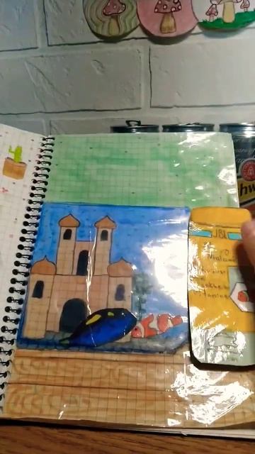 пишите в комментариях какую страницу сделать следующую 🤍#блокнот#бук #рисунки#рисование смотреть онлайн