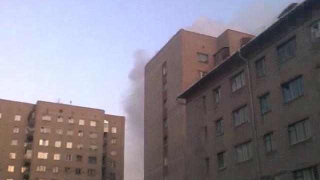 Пожар в жилом доме  (Новосибирск)