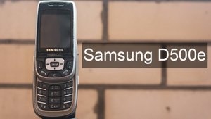 Слайдер Samsung D500e который так хотелось в 2004 году