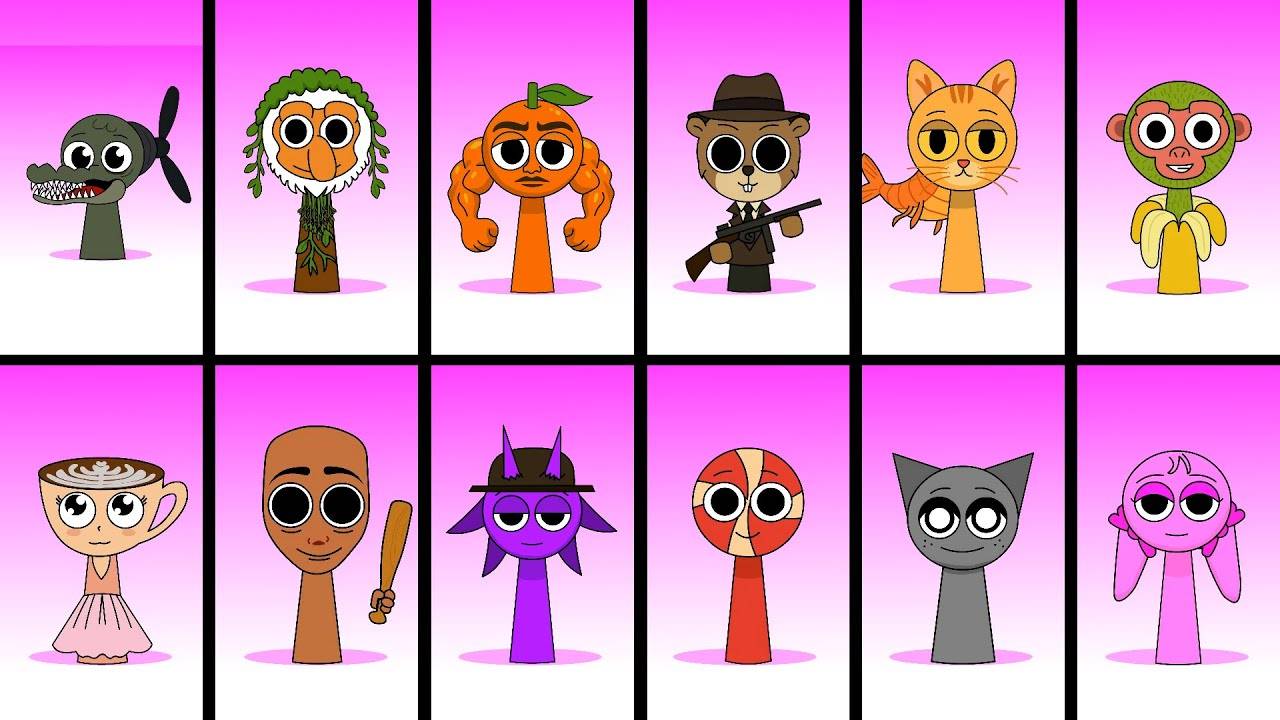 СПРУНКИ OC - ВСЕ ФАЗЫ ПОЛНЫЙ СБОРНИК #186 (Incredibox Sprunki) #sprunki #СПРУНКИ