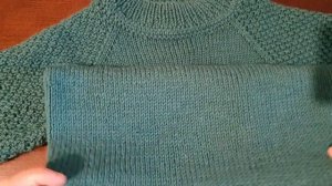 Базовый джемпер спицами из пряжи Alize Lanagold 507  Пошаговое описание процесса