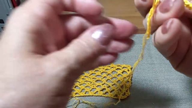 Ажурная сеточка крючком . смотреть онлайн