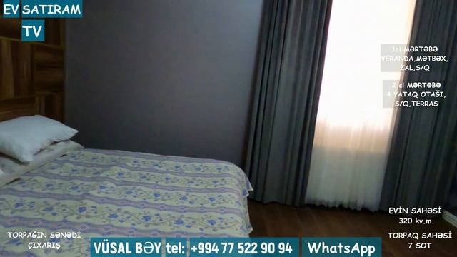 Novxanıda 7 Sotda Özü Üçün Tikilmiş Ev Satışda! Недвижимость в Ба