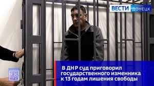В ДНР суд приговорил государственного изменника к 13 годам лишения свободы