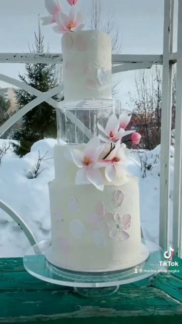 Магнолия из вафельной бумаги. смотреть онлайн