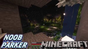 Лонгплей Майнкрафт пещера на утесе minecraft
