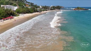 Шри Ланка #SriLanka 🇱🇰, #beach, #Drone Mirissa Beach