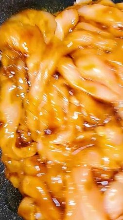 Простой ужин! Куриное филе в соусе терияки!😋😋😋
