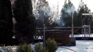 Чан на дровах із джакузі: Ідеальний СПА Відпочинок для