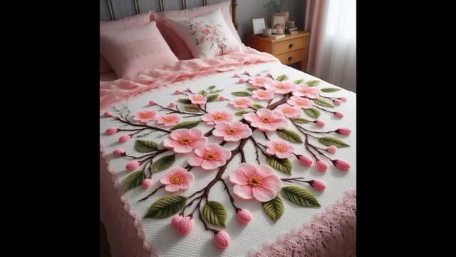 Покрывала./ crochet bedspread/ смотреть онлайн