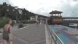 Алушта - курортный город на южном побережье Крыма.