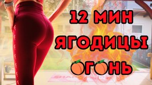 12-МИНУТНАЯ ИНТЕНСИВНАЯ ТРЕНИРОВКА ЯГОДИЦ | Максимальный Тонус в Домашних Условиях!