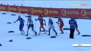 Тур де Ски. Женщины. Спринт. Классический стиль. Финал.