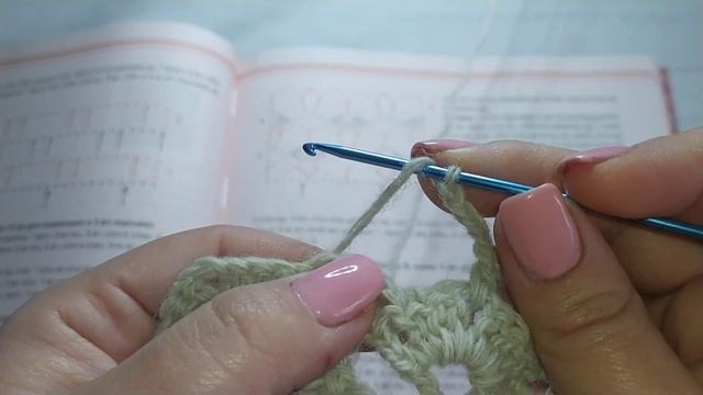 Вязание для начинающих/аналог узора ракушки. смотреть онлайн