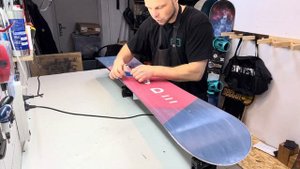 Часть 2 полируем сноуборд после парафинки