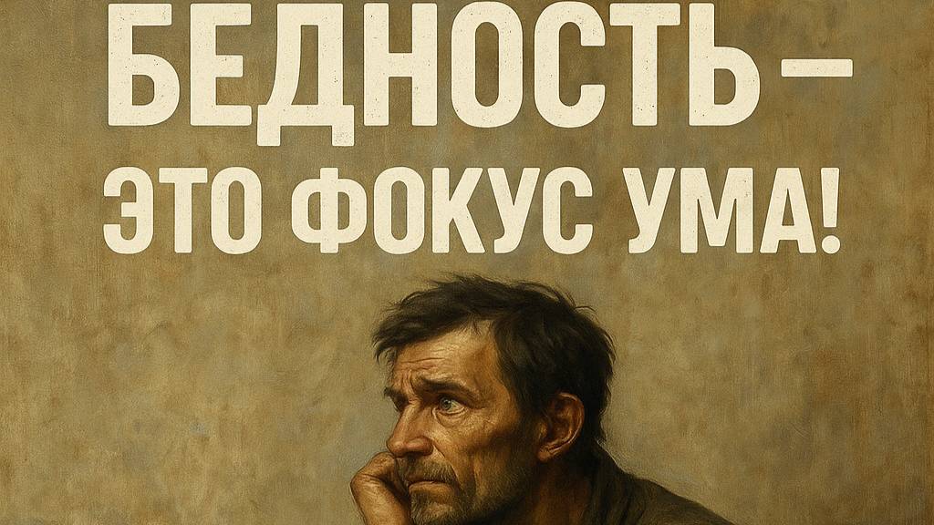 🎩 Фокус с бедностью: почему борьба с ней — это ловушка ума 💸🧠