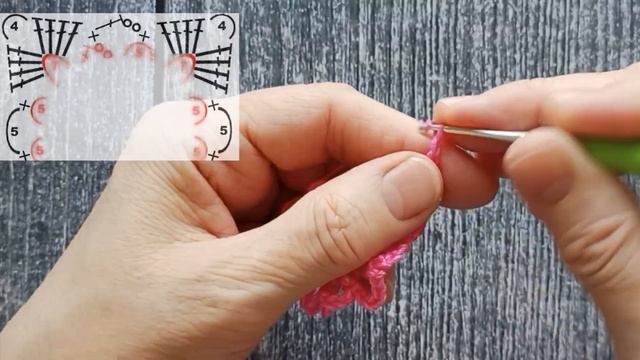 Квадратный мотив крючком смотреть онлайн