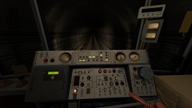 Garry’s Mod Metrostroi 81-717 Некрасовская линия метро с заездом в оборот Некрасовка