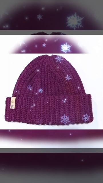 Самая крутая модель шапки (для меня😉-ШАПКА БИНИ🕷🧶🕸Узор "английская резинка"#вязание #вязаниекрючком смотреть онлайн