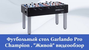 Настольный футбол кикер Garlando Pro Champion