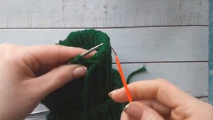 Подготовка и закрытие петель резинки 2 на 2.