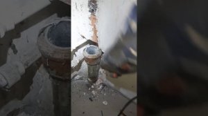Замена канализационного стояка на кухне диаметром 50