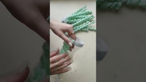 Как сделать красивую вазу из синельной проволоки/How to M