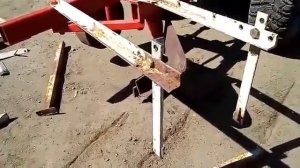 Самодельный минитрактор Гребенка для плуга