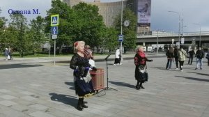 Путешествие в Москву. 10 часть. Уличные артисты
