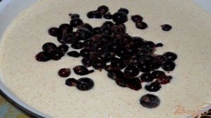 Овсяные оладьи с ягодами