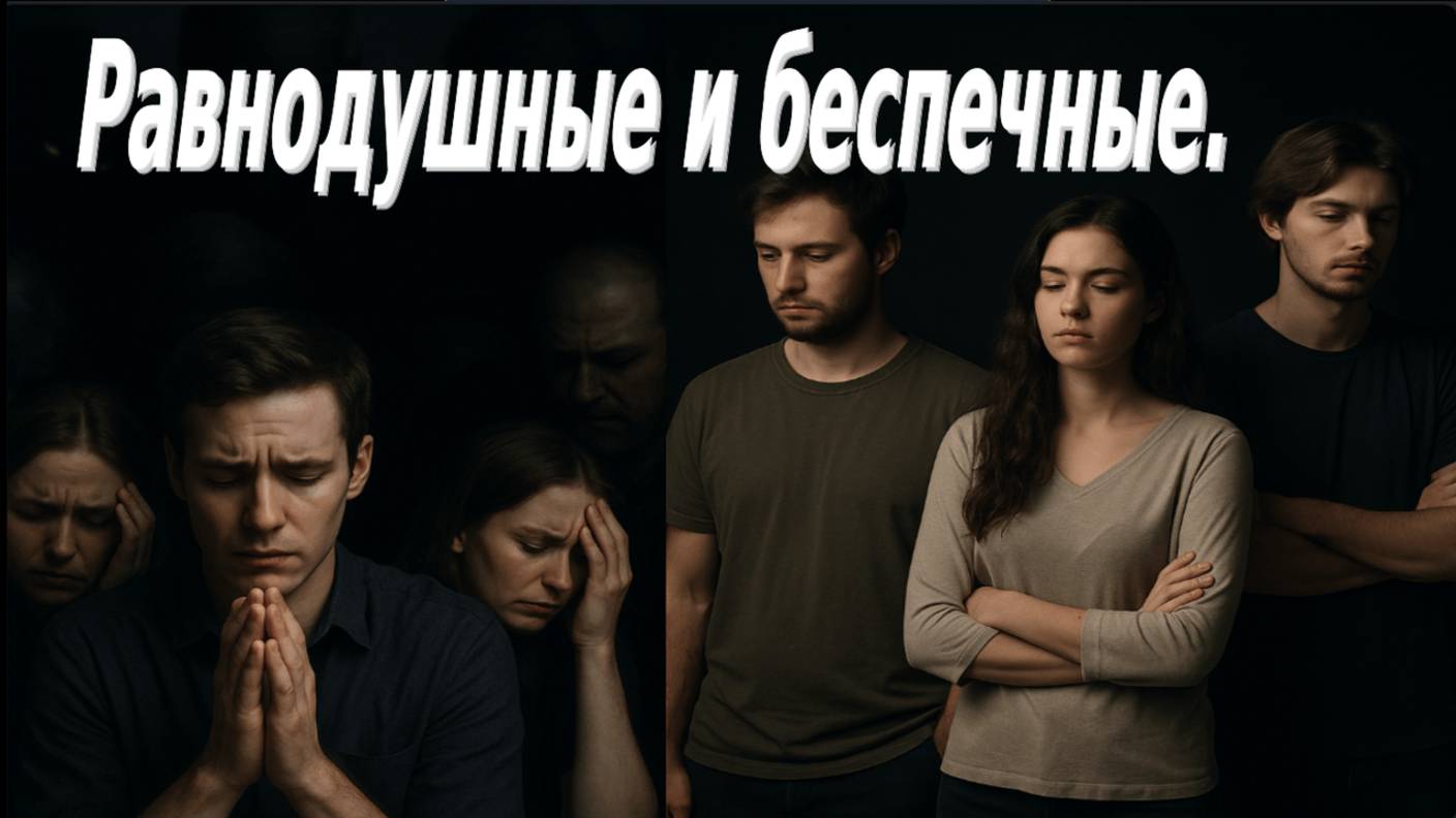 Равнодушные и беспечные.