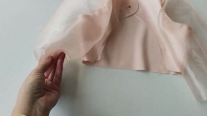 Шью нарядное платье из органзы | Процесс пошива образца от А до Я