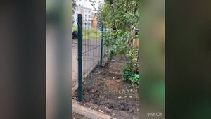 Установка/монтаж Забора из 3д сетки