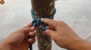 An idea for you how to tie knots at home