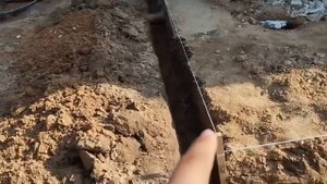 Устройство ливнёвой канализации. Начальный этап.