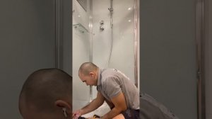 Сборка душевой кабины AvaCan D09, внутренняя сборка, в очен