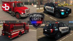 Flashing Lights - Полиция，Пожарные，Симулятор экстренных служб Первый запуск