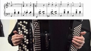 Обучение игре на баяне| М. Блантер «Моя любимая»