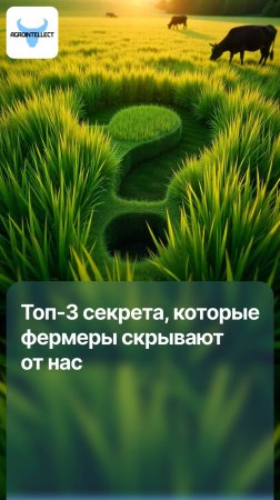 Топ-3 секрета, которые фермеры скрывают от нас❓ Смотрите в видео!