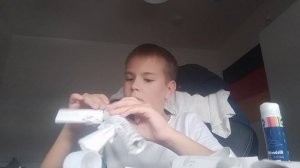 Делаю пистолет TEC-9 из бумаги.