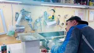 Изготовление раковины из керамогранита с ровным дном