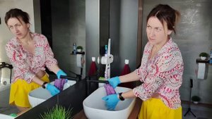cleaning bathroom 🧽🛁 / уборка в ванной