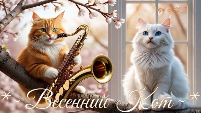 🍀🎷🐱~ Весенний Кот ~😽🌸🌞