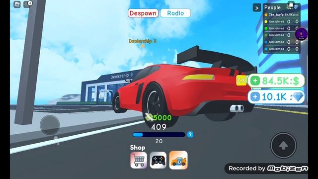 строю авто салон в роблоксе Roblox super car tycoon смотреть онлайн