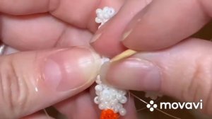 4 ч Садовый гусь мини амигуруми из бисера #beads #amigurumi #beading