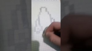 Рисуем банан из фортнайт по клетке