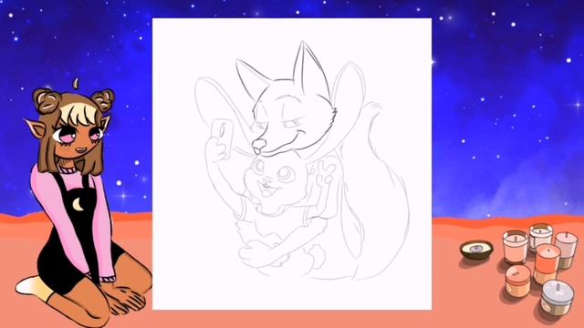 Маркеры VS рисунок на планшете/// speedpaint/// OnlyMePainter смотреть онлайн