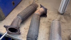 Замена гофр на Volvo XC70