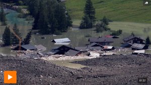 Сход ледника практически полностью уничтожил деревню в Швейцарии