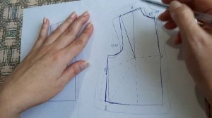 Как убрать нагрудную вытачку для большого размера груди